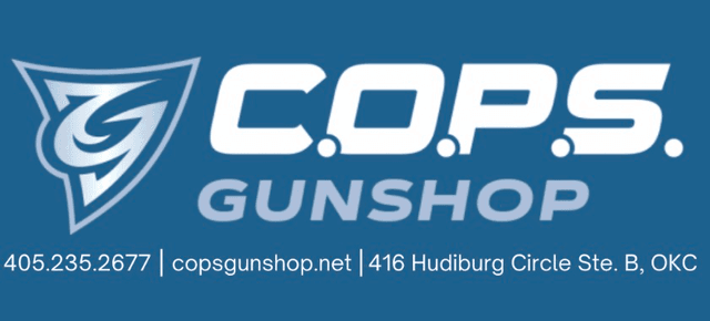 Number 4 Gun Shop Company Logo for C.O.P.S. Gunshop